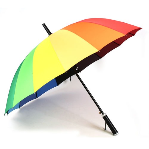 60(14K) 무지개 우산